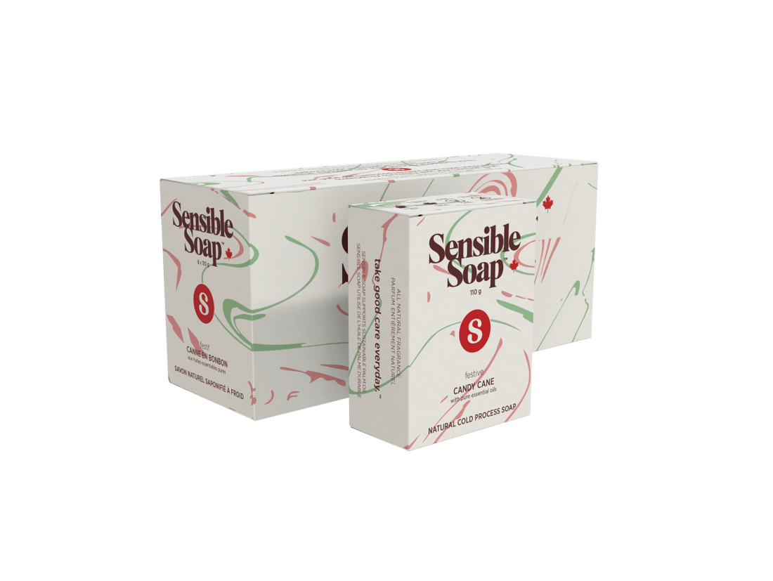 Candy Cane Six Bar Case - Sensible Co.