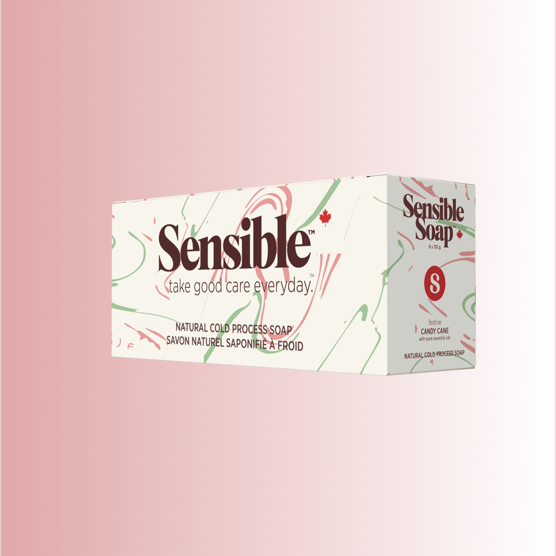Candy Cane Six Bar Case - Sensible Co.