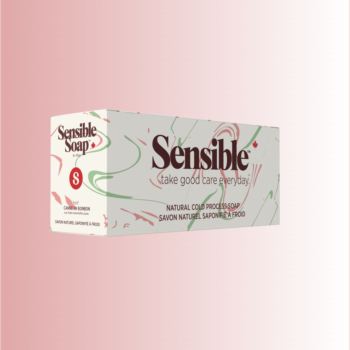 Candy Cane Six Bar Case - Sensible Co.