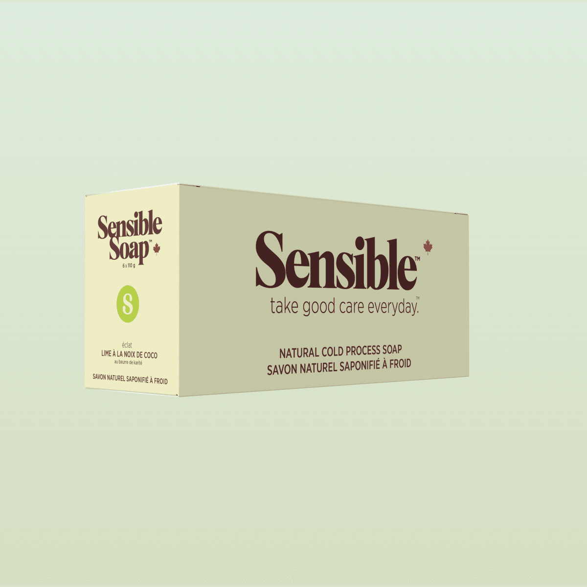 Coconut Lime Six Bar Case - Sensible Co.