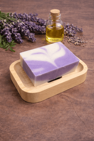 Lavender Swirl Six Bar Case, unboxed bar