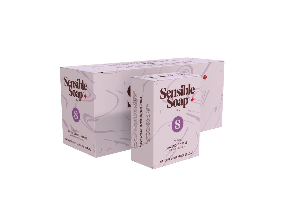 Lavender Swirl Six Bar Case - Sensible Co.