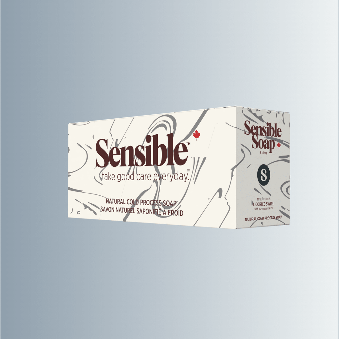 Licorice Swirl Six Bar Case - Sensible Co.
