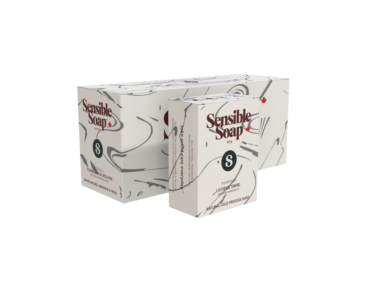 Licorice Swirl Six Bar Case - Sensible Co.