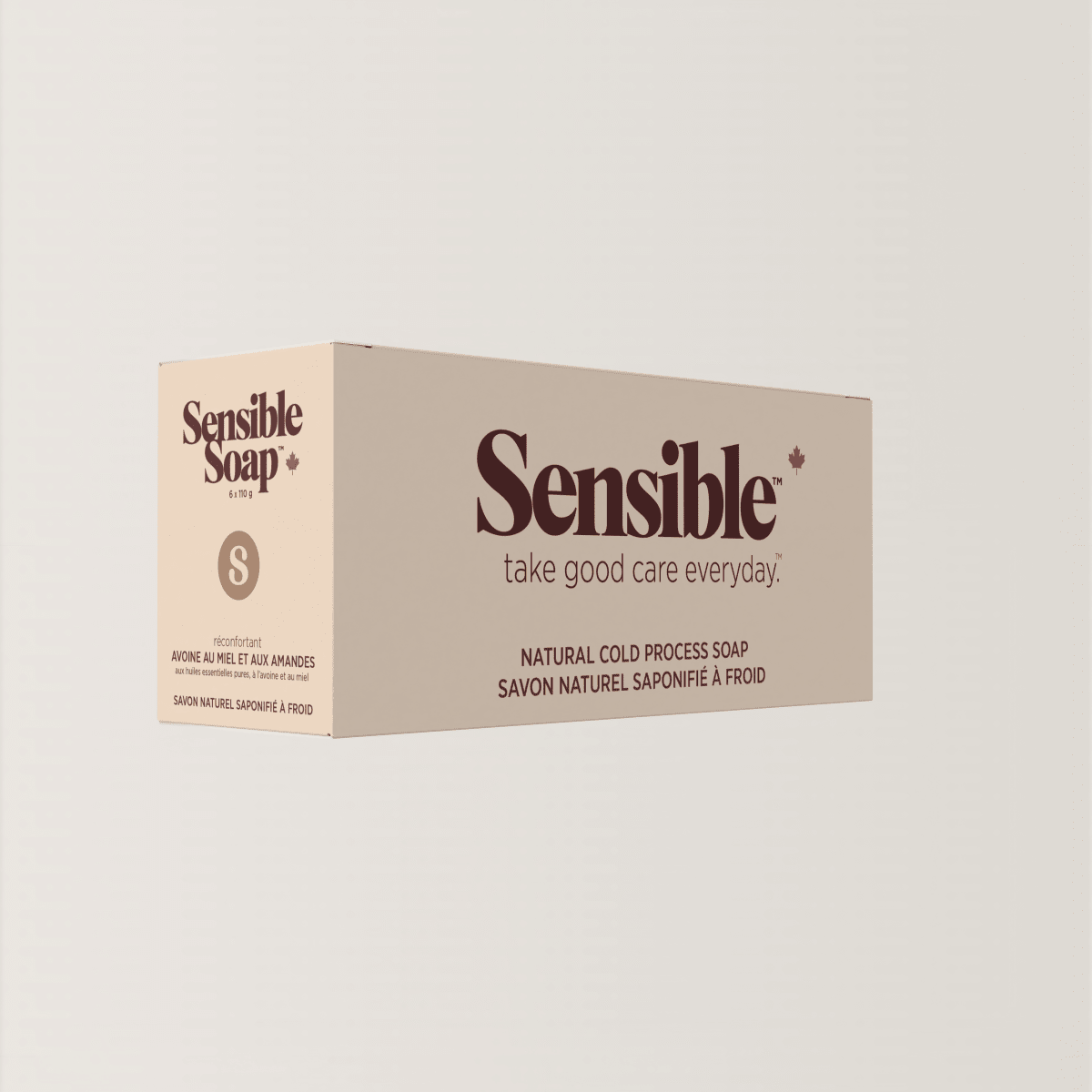Oatmeal, Honey & Almond Six Bar Case - Sensible Co.