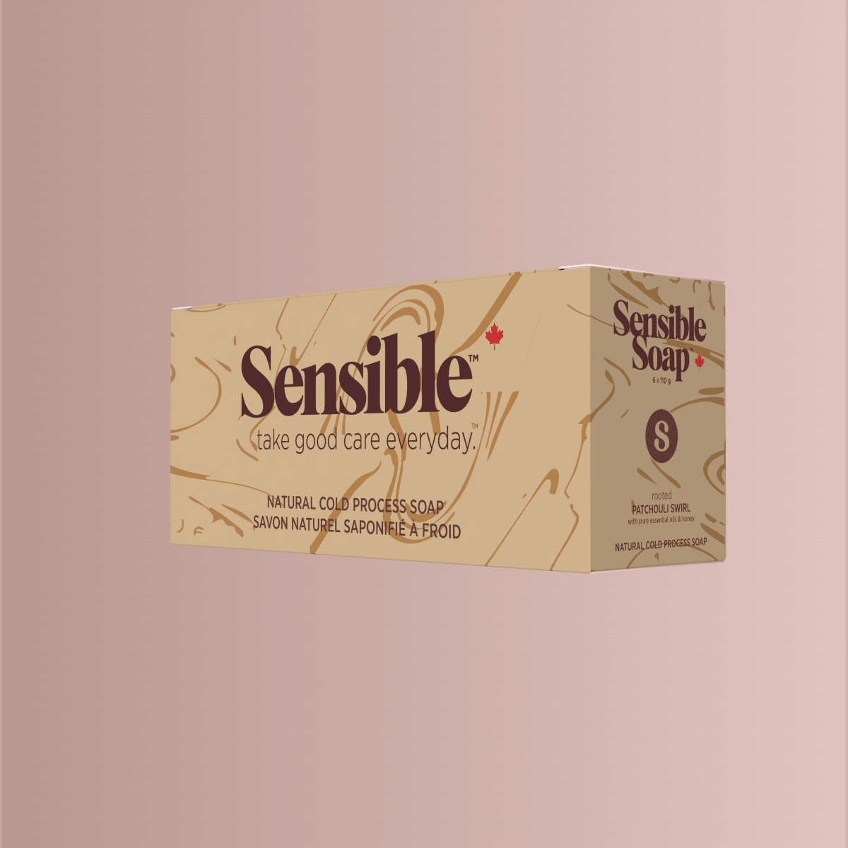 Patchouli Swirl Six Bar Case - Sensible Co.