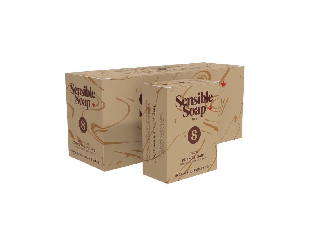 Patchouli Swirl Six Bar Case - Sensible Co.