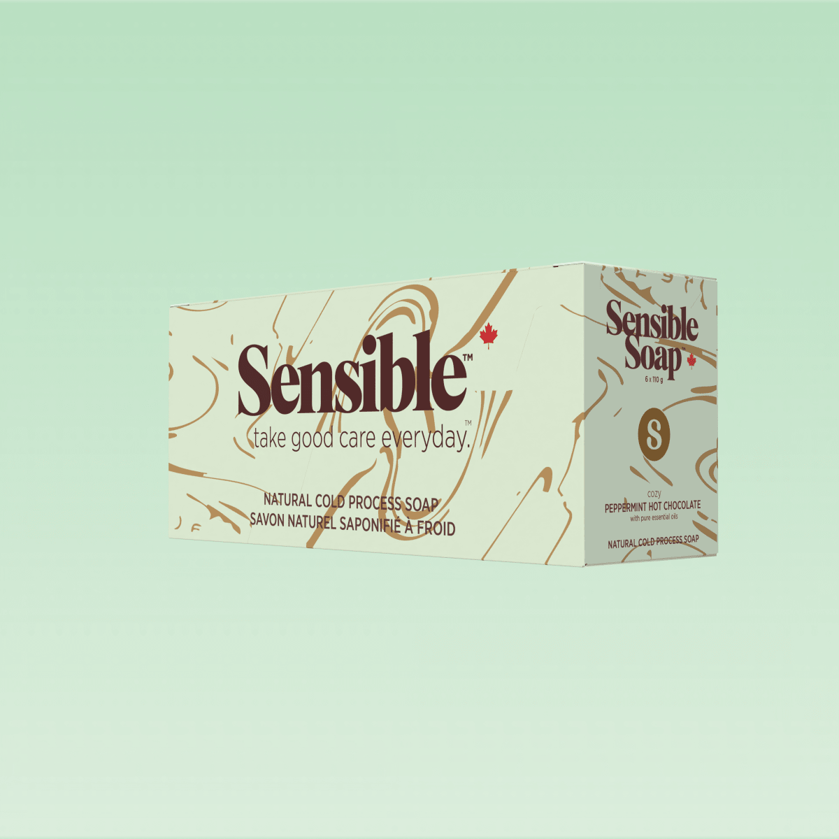 Peppermint Hot Chocolate Six Bar Case - Sensible Co.