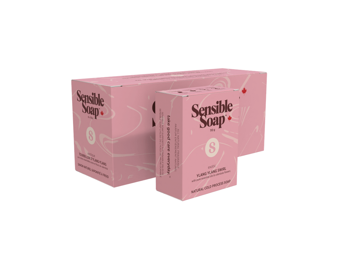 Ylang Ylang Swirl Six Bar Case - Sensible Co.